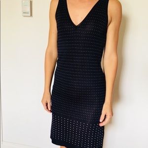 rag & bone Stitched Print jersey dress